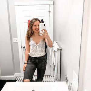Floral Bodysuit size Small